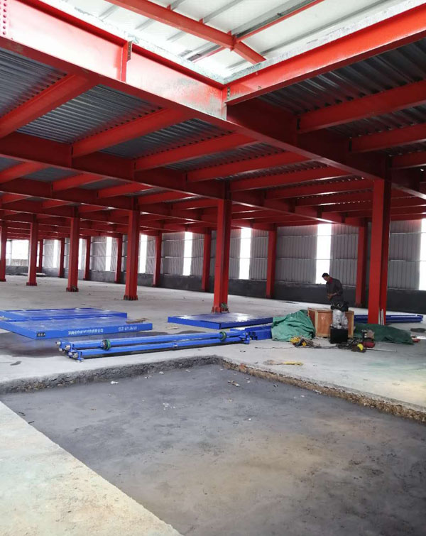 導軌鏈條液壓升降平臺 導軌鏈條液壓升降平臺