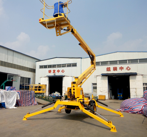 牽引折臂式液壓升降機(jī) 牽引折臂式液壓升降機(jī)